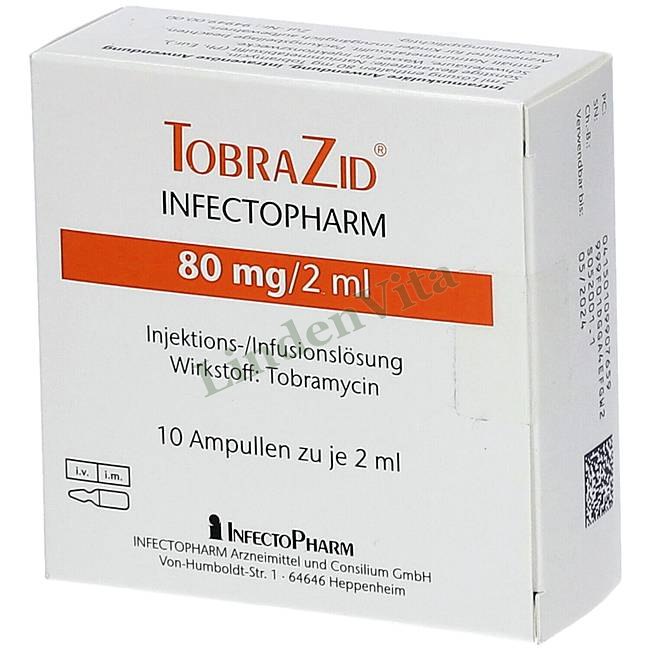 Тобразид Инфектофарм / Tobrazid Infectopharm - Тобрамицин — упаковка препарата