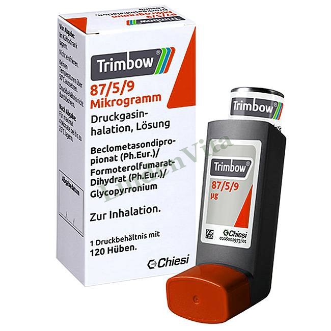 Тримбоу / Trimbow - Формотерол Гликопиррония бромид Беклометазон — упаковка препарата