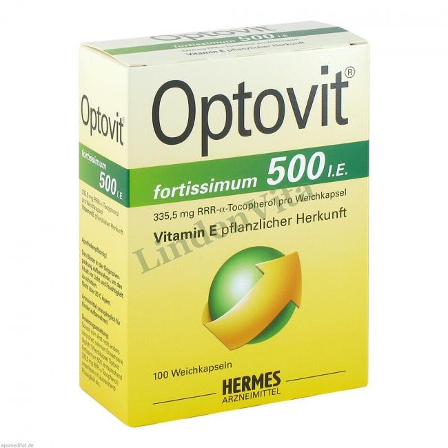 Оптовіт / Optovit - Вітамін Е (Токоферол) — упаковка препарату