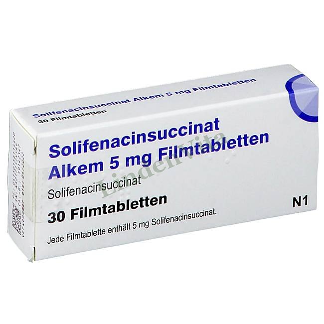 Соліфенацинсукцинат / Solifenacinsuccinat - Соліфенацин — упаковка препарату