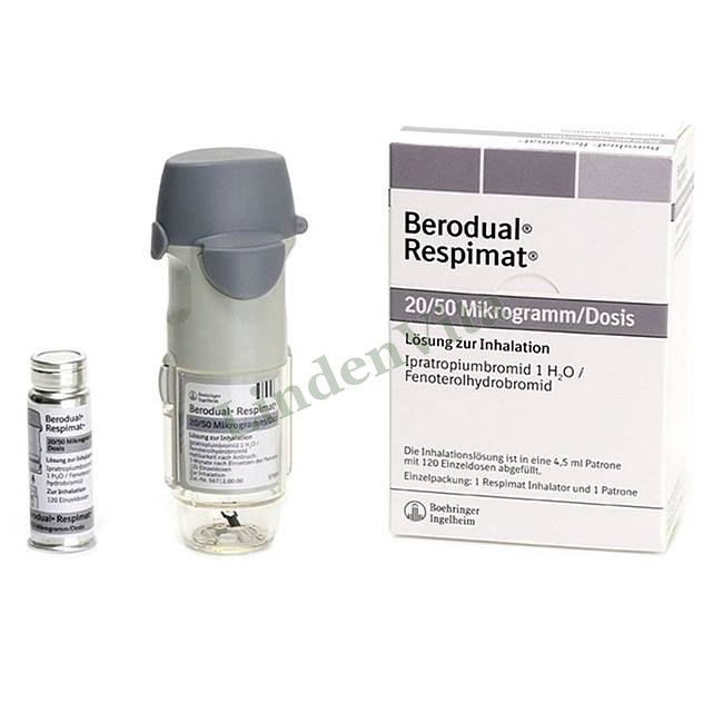 Беродуал / Berodual - Фенотерол Ипратропия бромид — упаковка препарата