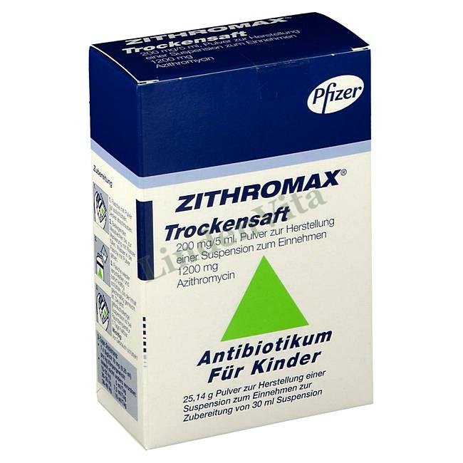 Зитромакс / Zitromax - Азитромицин — упаковка препарата