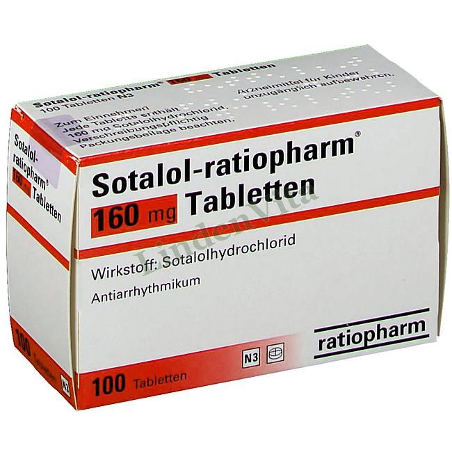 Соталол / Sotalol - Соталол — упаковка препарата