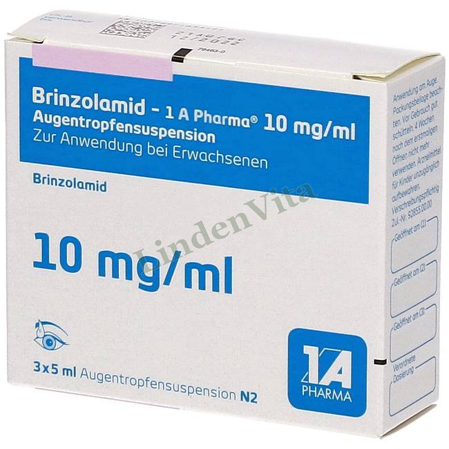 Бринзоламід / Brinzolamide - Бринзоламід / Очі та вуха — упаковка препарату