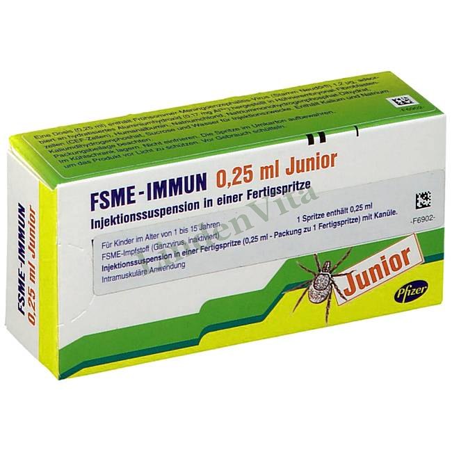 Фсме Імун / Fsme Immun - Кліщовий енцефаліт інактивований вірус — упаковка препарату