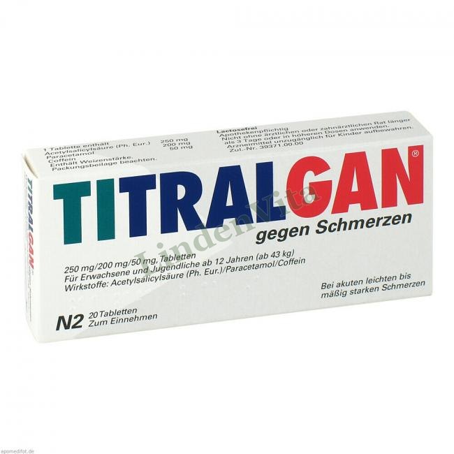 Титралган / Titralgan - Парацетамол — упаковка препарата