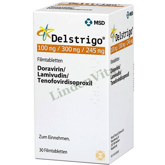 Делстриго / Delstrigo - Ламивудин Тенофовир Доравирин — упаковка препарата