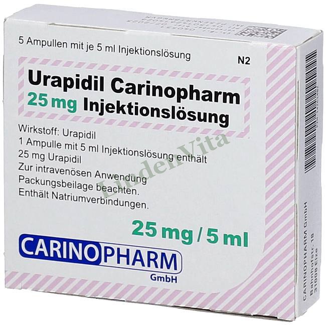 Урапідил / Urapidil - Урапідил — упаковка препарату