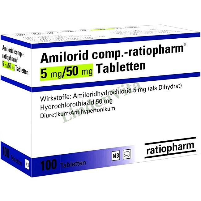 Амилорид / Amilorid - Гидрохлоротиазид + Амилорид — упаковка препарата