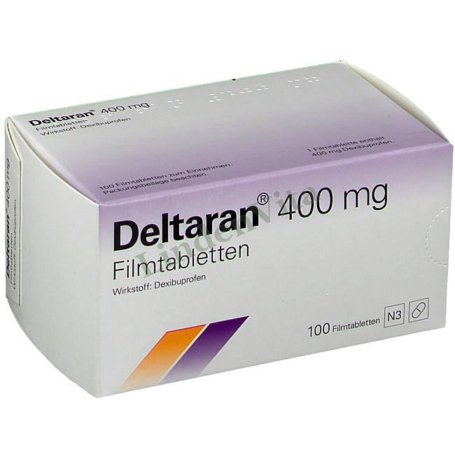 Делтаран / Deltaran - Дексибупрофен — упаковка препарата