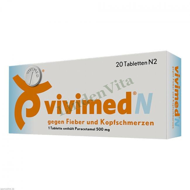 Вівімед / Vivimed - Парацетамол / Знеболювальні — упаковка препарату
