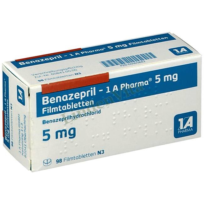 Беназеприл / Benazepril - Беназеприл / Від тиску — упаковка препарату
