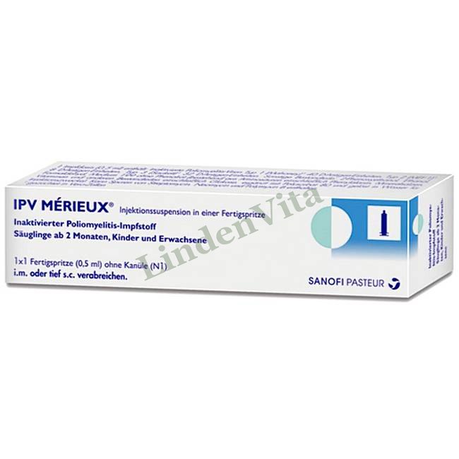 Іпв / Ipv - Поліомієліт інактивований вірус — упаковка препарату