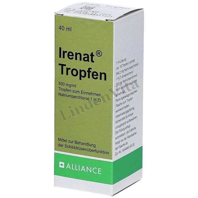 Іренат / Irenat - Перхлорат натрію — упаковка препарату