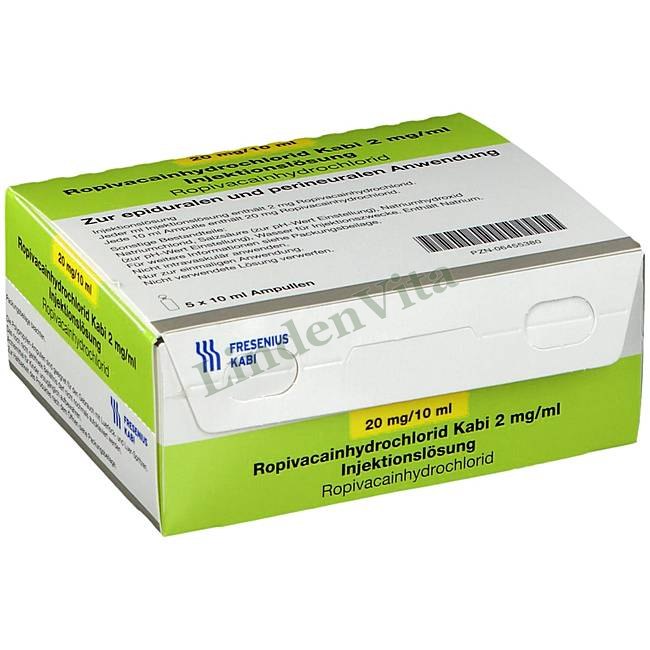 Ропівакаїнгідрохлорид / Ropivacainhydrochlorid - Ропівакаїн — упаковка препарату