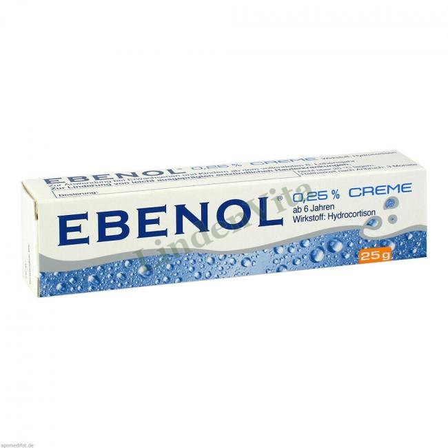 Эбенол / Ebenol - Гидрокортизон — упаковка препарата