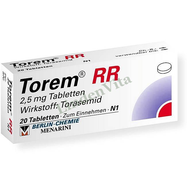 Торем / Torem - Торасемід — упаковка препарату