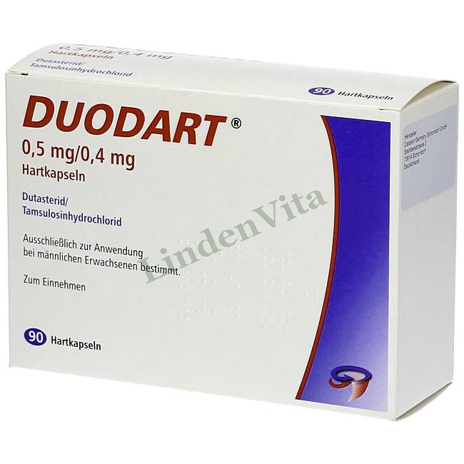 Дуодарт / Duodart - Тамсулозин + Дутастерид — упаковка препарата