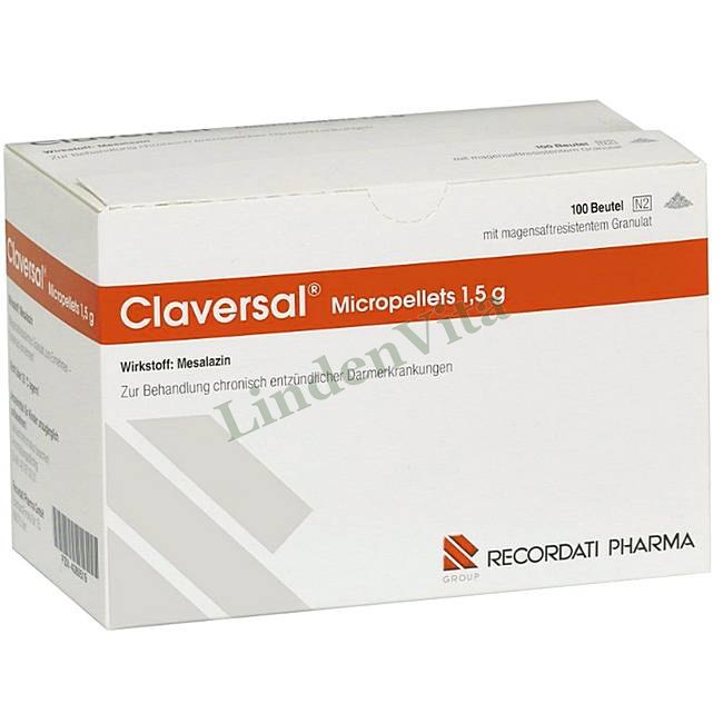 Клаверсал / Claversal - Месалазин — упаковка препарату