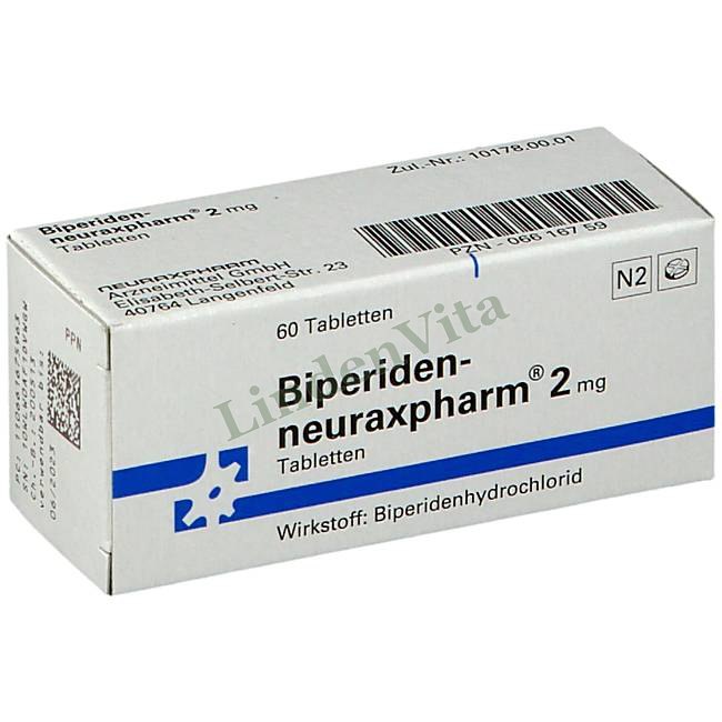 Бипериден / Biperiden - Бипериден — упаковка препарата