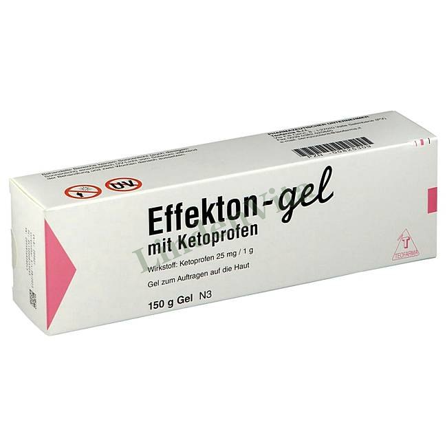 Еффектон / Effekton - Кетопрофен / Суглоби та кістки — упаковка препарату