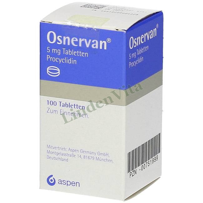 Оснерван / Osnervan - Проциклідин — упаковка препарату