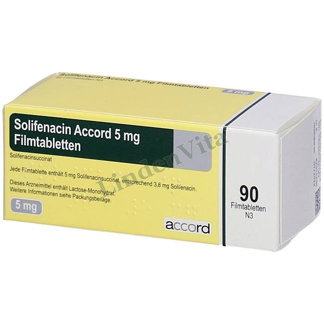 Соліфенацин / Solifenacin - Соліфенацин — упаковка препарату