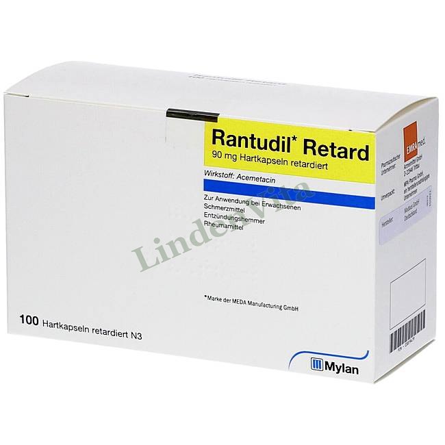 Рантудил / Rantudil - Ацеметацин — упаковка препарату