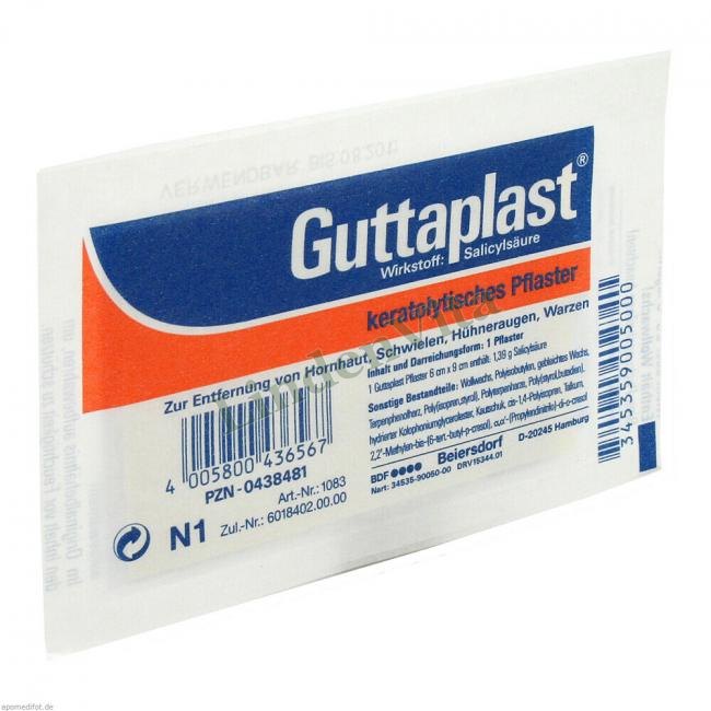Гуттапласт / Guttaplast - Саліцилова кислота — упаковка препарату