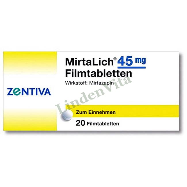Мірталіх / Mirtalich - Міртазапін — упаковка препарату