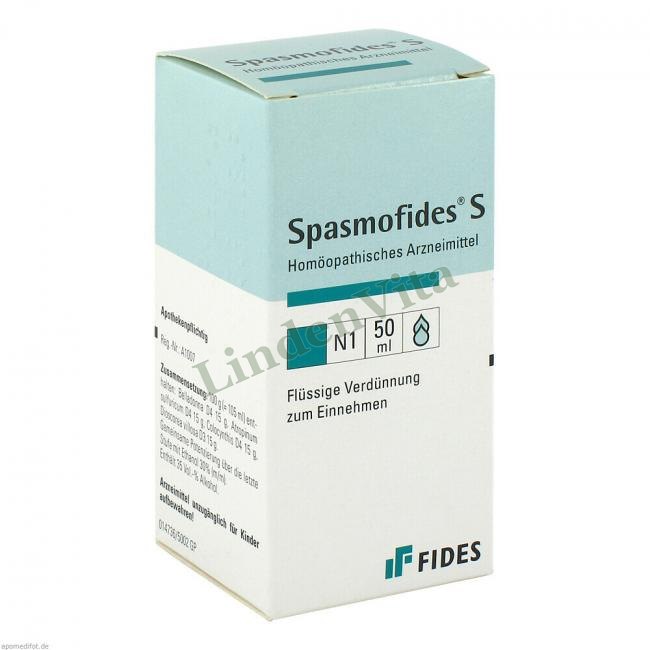 Спасмофідес / Spasmofides — упаковка препарату
