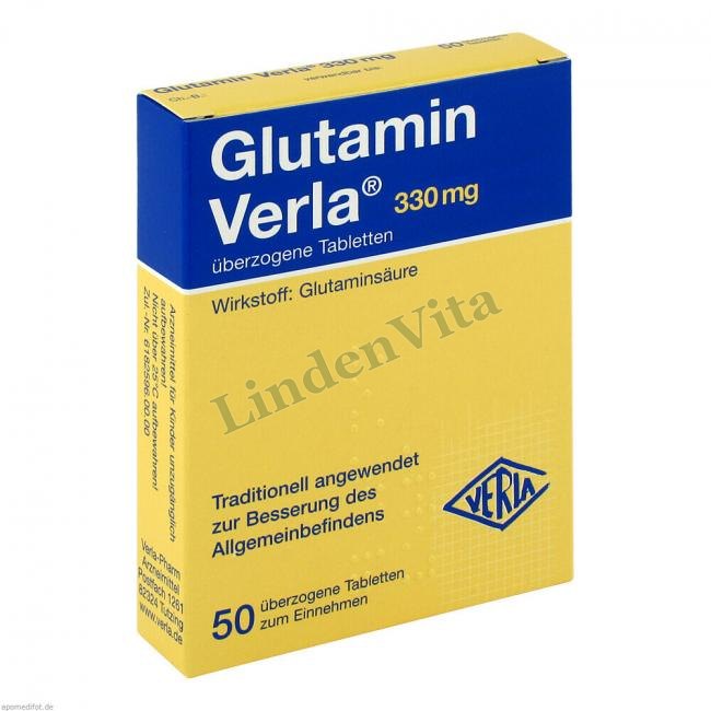 Глутамін Верла / Glutamin Verla - Глутамінова кислота — упаковка препарату