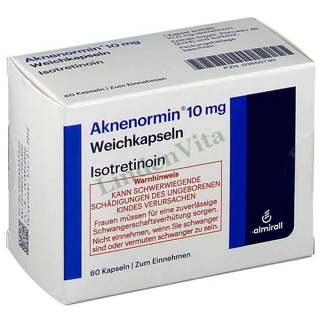 Акненормин / Aknenormin - Изотретиноин — упаковка препарата