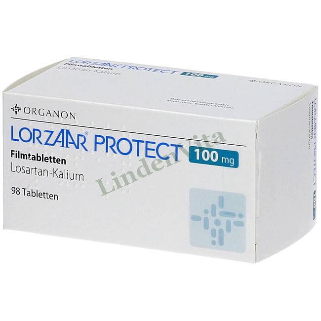 Лорзаар / Lorzaar - Лозартан / От давления — упаковка препарата