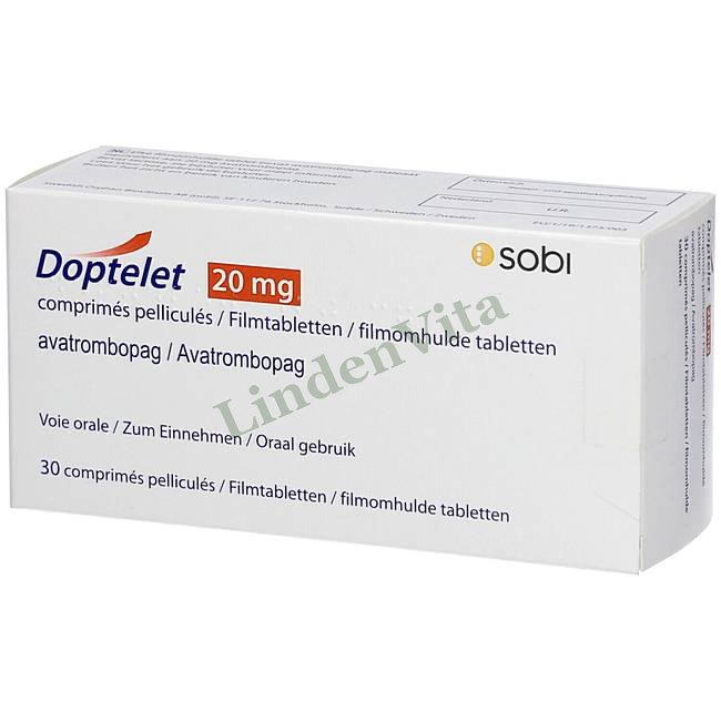 Доптелет / Doptelet - Аватромбопаг — упаковка препарата