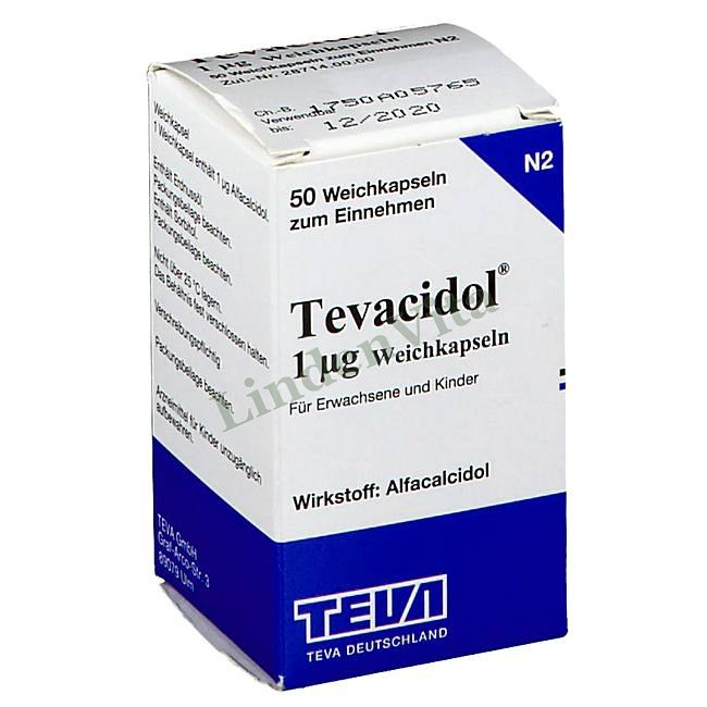 Тевацидол / Tevacidol - Альфакальцидол — упаковка препарата