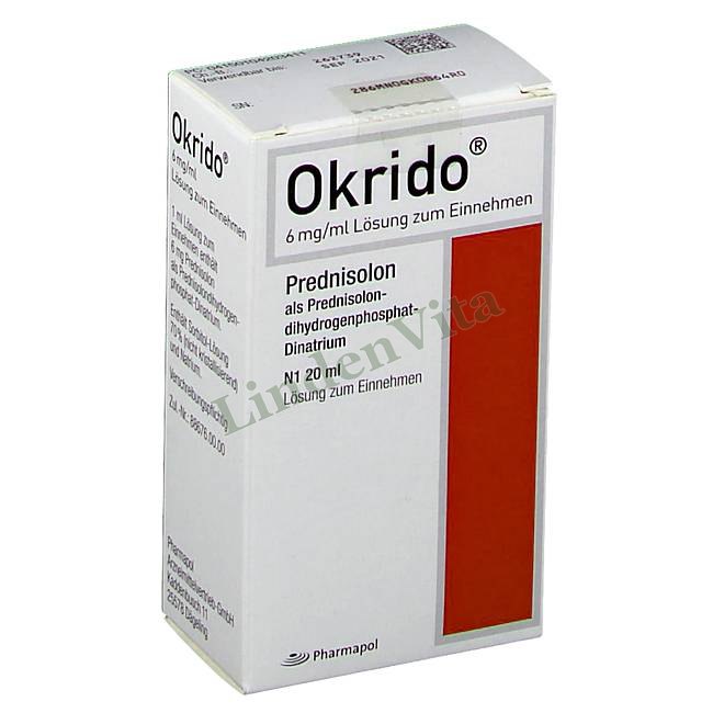 Окрідо / Okrido - Преднізолон — упаковка препарату