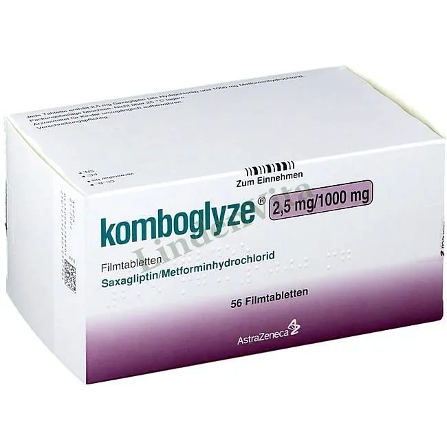 Комбоглиз / Komboglyze - Метформин + Саксаглиптин — упаковка препарата