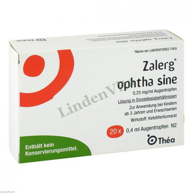 Залерг / Zalerg - Кетотифен — упаковка препарата