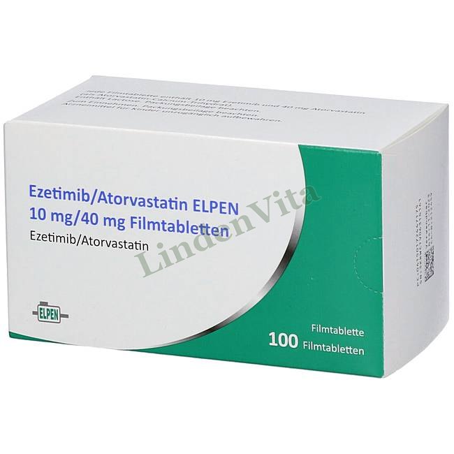Езетиміб / Ezetimib - Аторвастатин + Езетиміб / Холестерин і тромбоз — упаковка препарату
