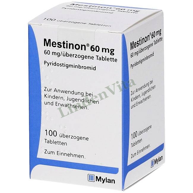 Местинон / Mestinon - Піридостигмін — упаковка препарату