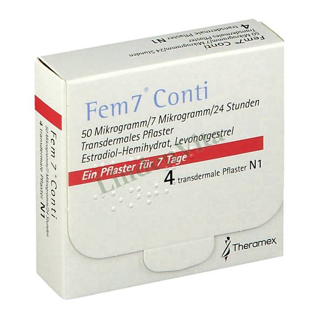 Фем7 / Fem7 - Левоноргестрел + Естроген / Гормональні препарати — упаковка препарату