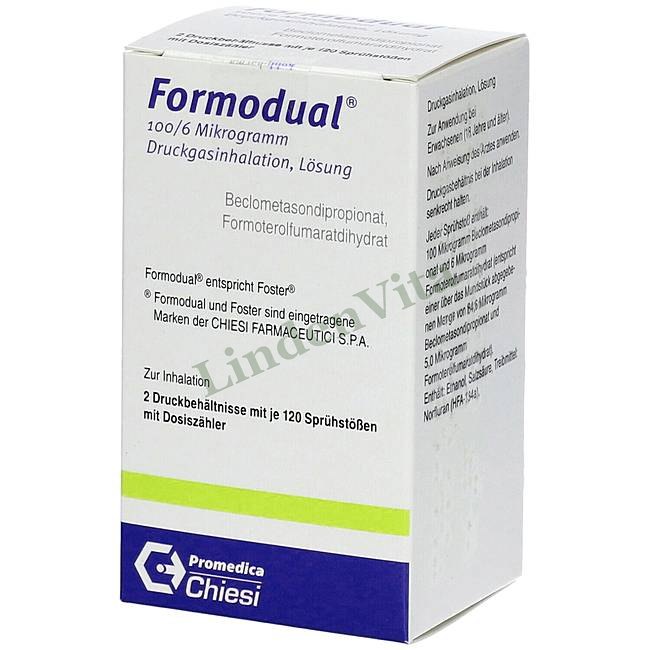 Формодуал / Formodual - Формотерол + Беклометазон — упаковка препарата