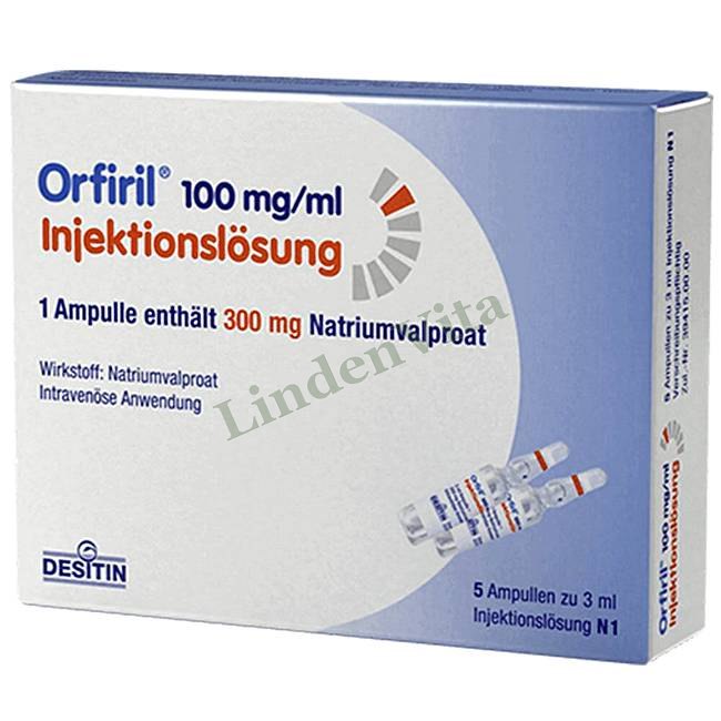 Орфірил / Orfiril - Вальпроєва кислота — упаковка препарату