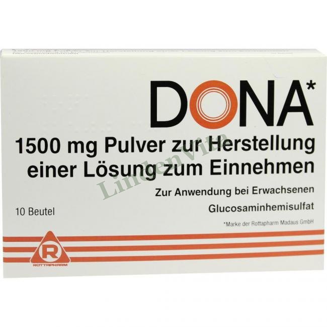 Дона / Dona - Глюкозамін — упаковка препарату