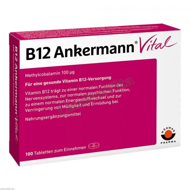 B12 Анкерманн / B12 Ankermann - Витамин B12 (Цианокобаламин) — упаковка препарата