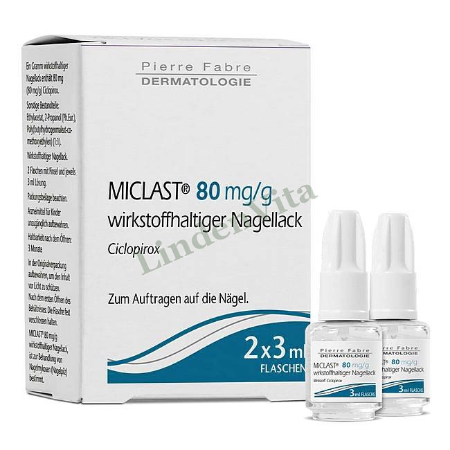 Микласт / Miclast - Циклопирокс — упаковка препарата
