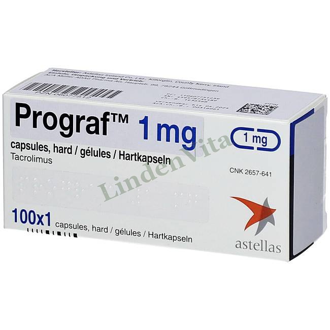 Програф / Prograf - Такролімус — упаковка препарату
