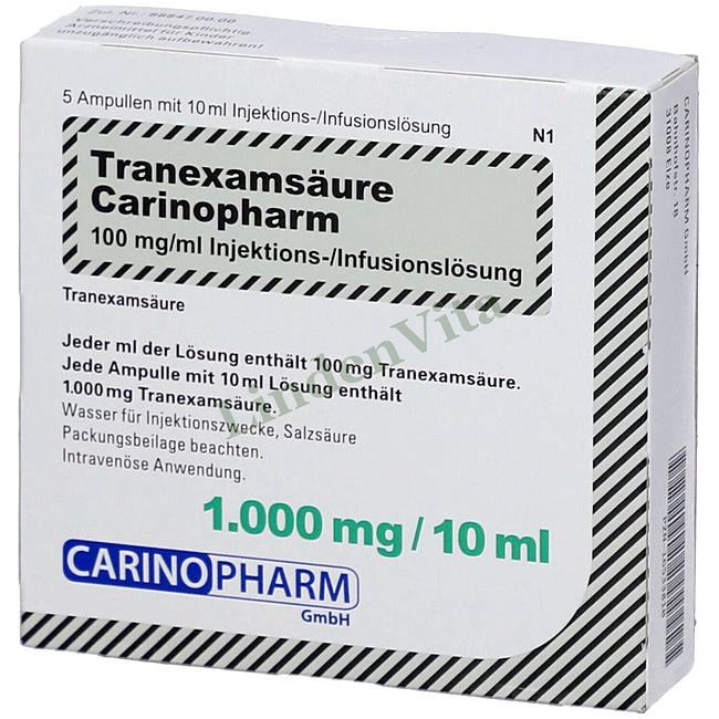 Транексамсаур / Tranexamsaure - Транексамова кислота — упаковка препарату