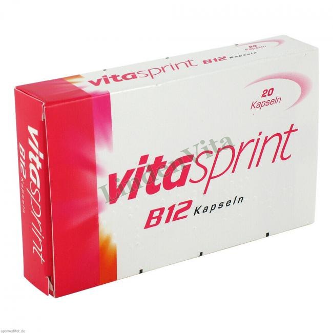 Витаспринт / Vitasprint - Витамин B12 (Цианокобаламин) — упаковка препарата